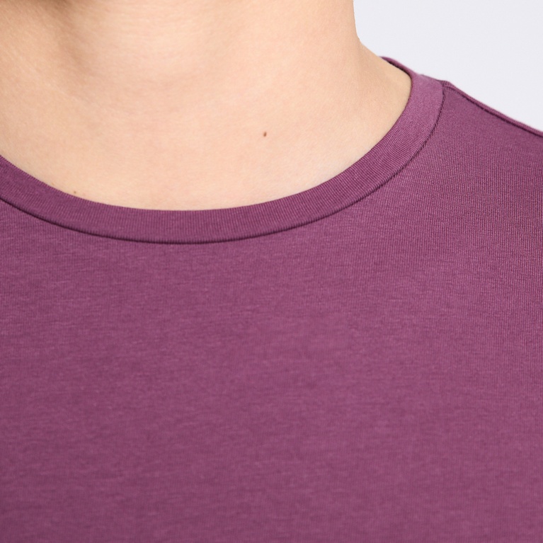 Premium basic tee "Casper" Plum